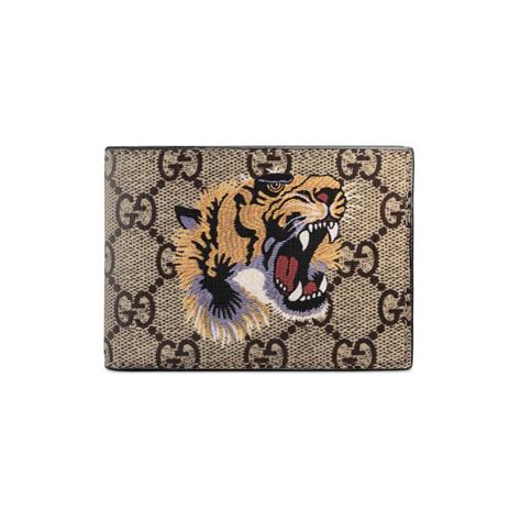 gucci tiger wallet used|gucci wallet men tiger.